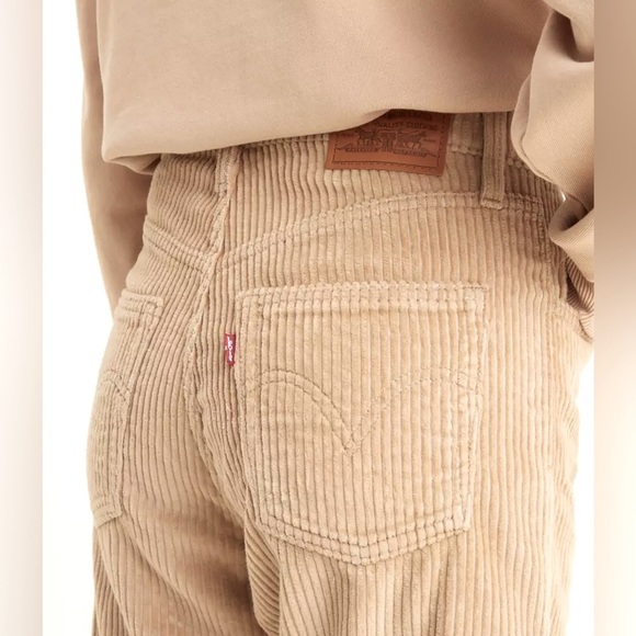 Levi’s CORDUROY RIBCAGE STRAIGHT
ANKLE WOMEN'S PANTS , sz 27 - Picture 12 of 13